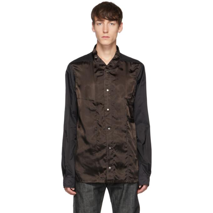 Rick Owens Black and Brown Faun Shirt – BlackSkinny