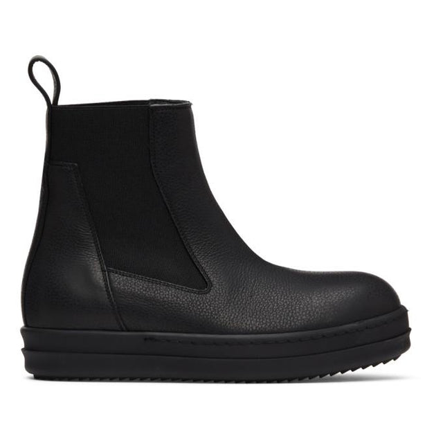 Rick Owens Black Bozo Chelsea Boots