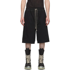 Rick Owens Black Karloff Shorts