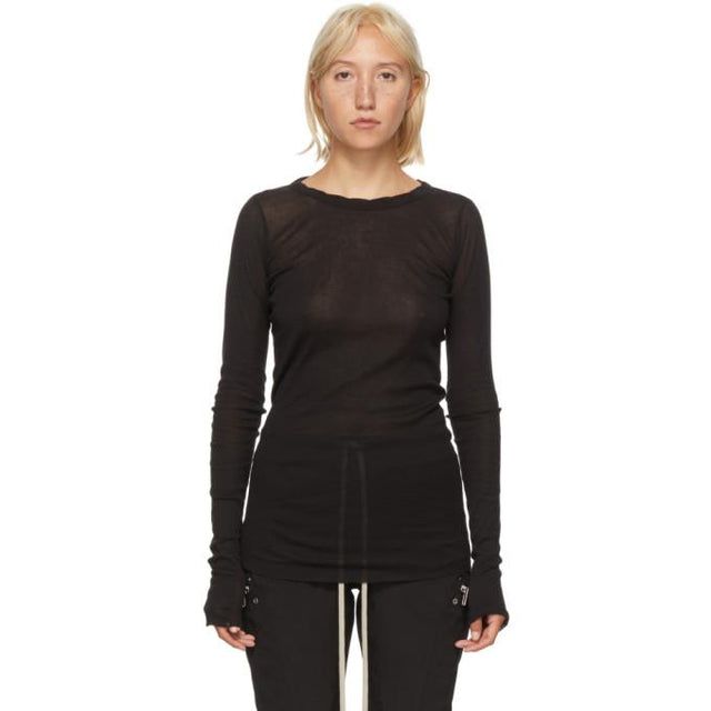 Rick Owens Black Long Sleeve T-Shirt