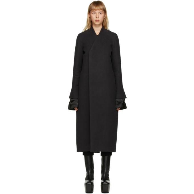 Rick Owens Black Museum Coat