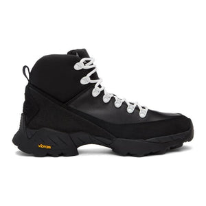 ROA Black Calfskin Andreas Boots