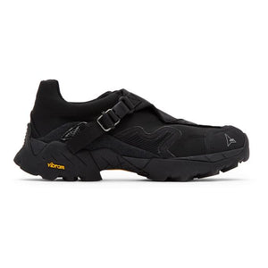 ROA Black Nylon Minaar Sneakers