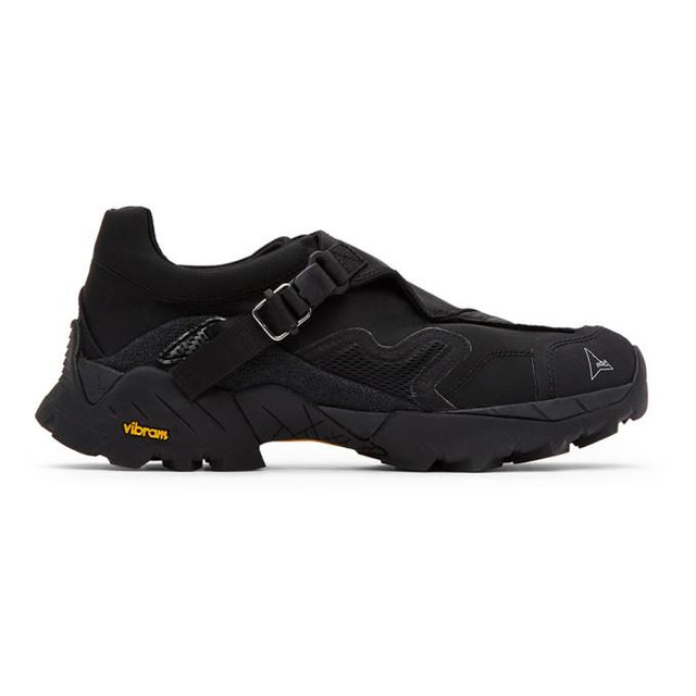 ROA Black Nylon Minaar Sneakers