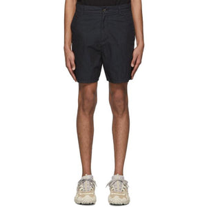 Robert Geller Black The Textured Shorts