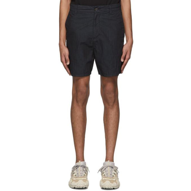 Robert Geller Black The Textured Shorts