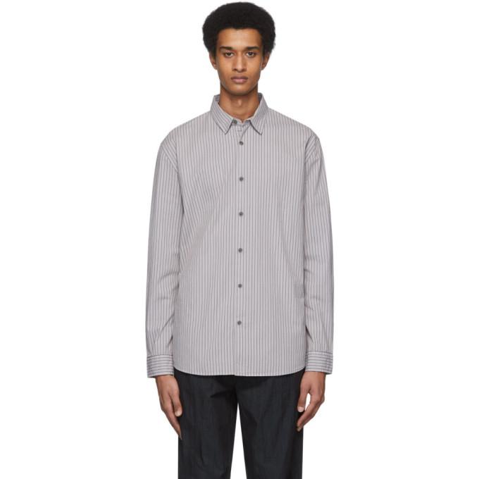 Robert Geller Grey The Stretch Dress Shirt