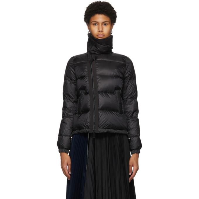 Sacai Black Down Nylon Jacket
