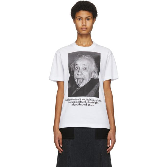 Sacai White Einstein T-Shirt