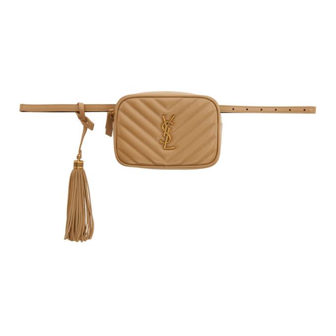Saint Laurent Beige Lou Belt Bag