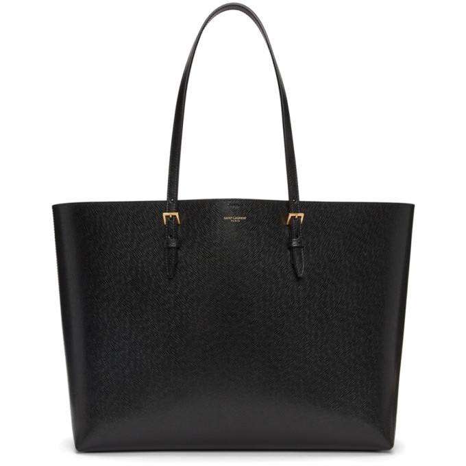 Saint Laurent Black East/West Shopping Tote