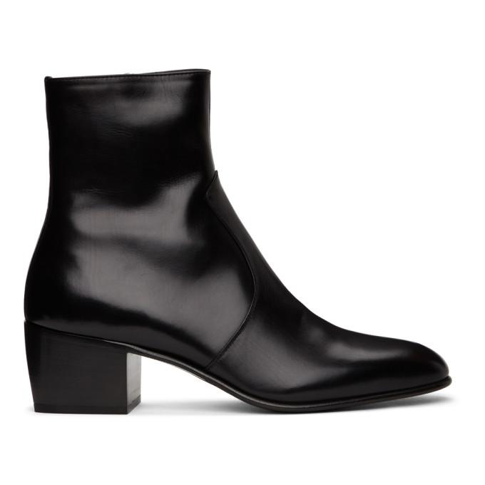 Saint Laurent Black James Boots