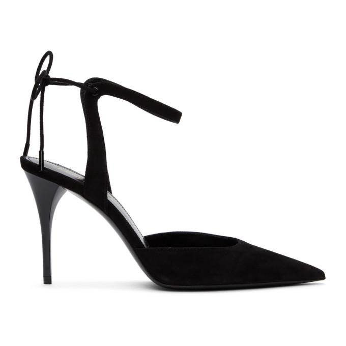Saint Laurent Black Lexi Slingback 90 Heels