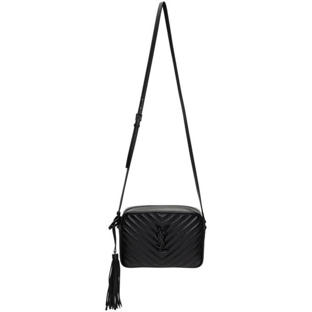 Saint Laurent Black Lou Camera Bag