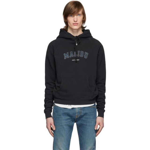 Saint Laurent Black Malibu Hoodie