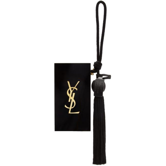 Saint Laurent Black Match Box Clutch