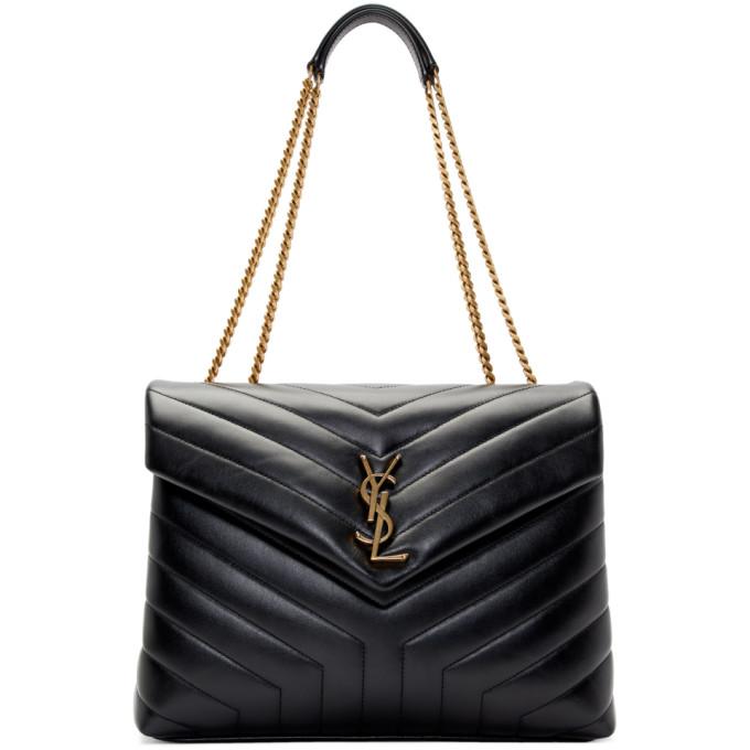 Saint Laurent Black Medium Loulou Bag