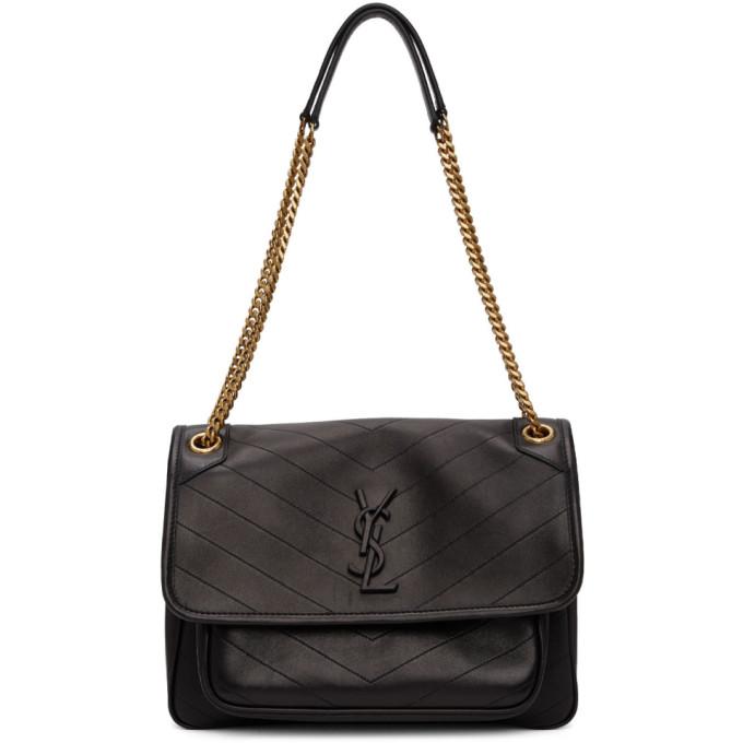 Saint Laurent Black Medium Niki Bag