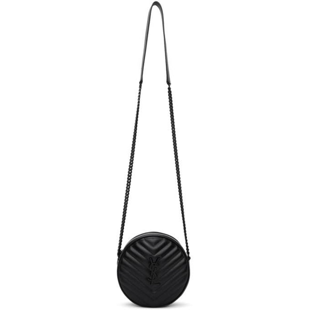 Saint Laurent Black Round Jade Camera Bag