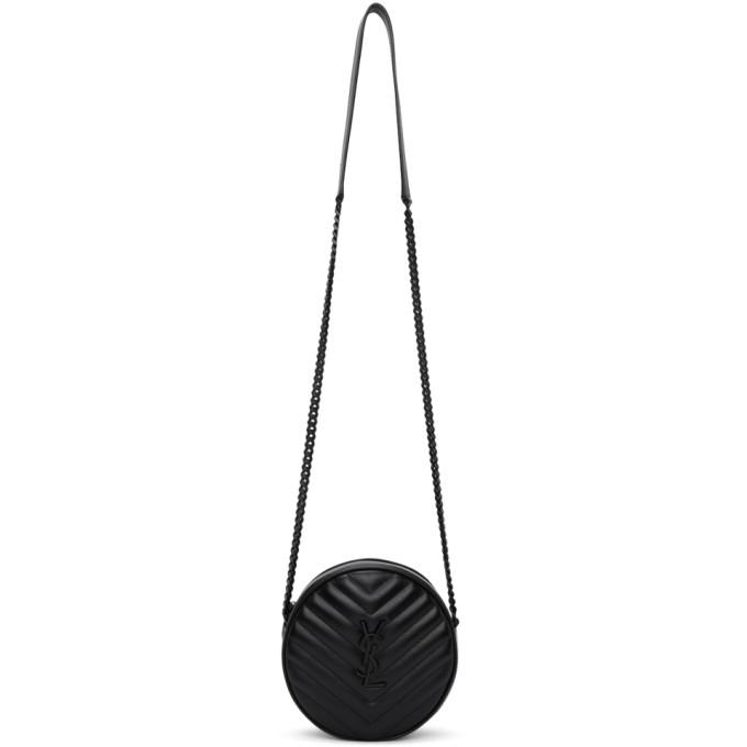 Saint Laurent Black Round Jade Camera Bag
