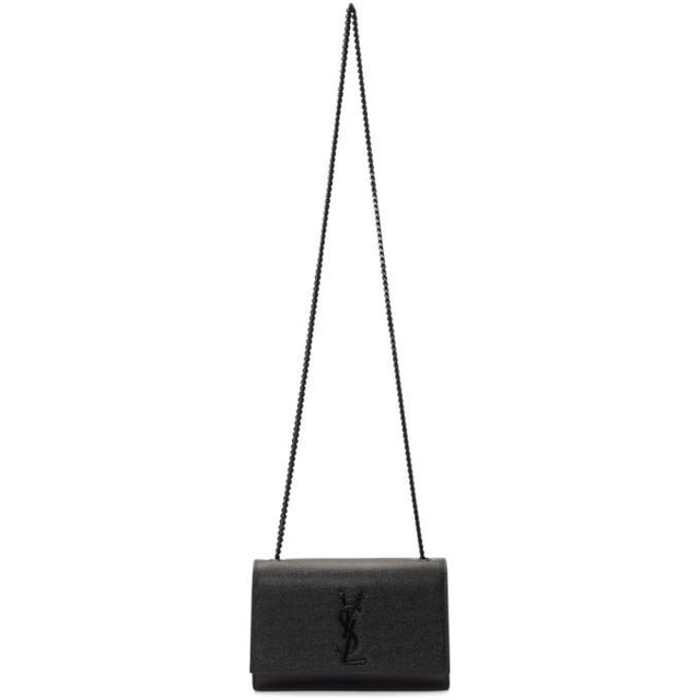 Saint Laurent Black Small Kate Chain Bag