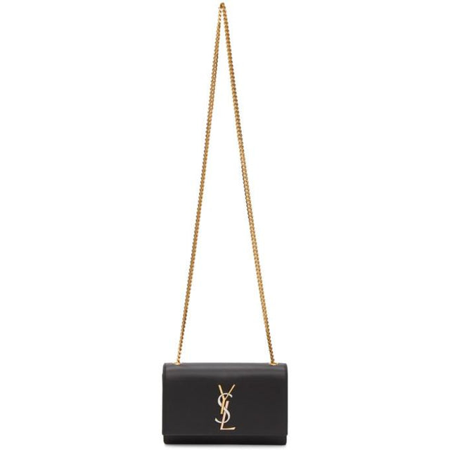 Saint Laurent Black Small Kate Chain Bag