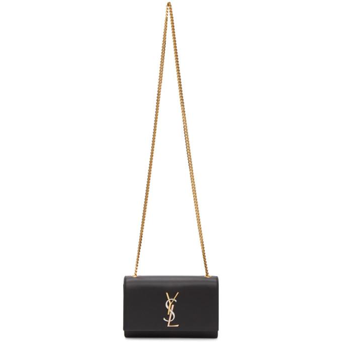 Saint Laurent Black Small Kate Chain Bag