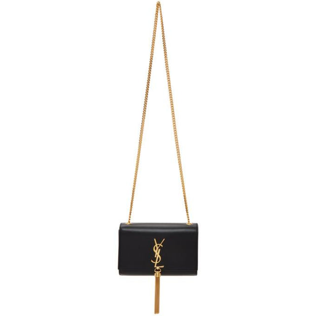 Saint Laurent Black Small Kate Tassel Bag