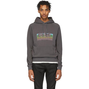 Saint Laurent Grey Malibu Hoodie