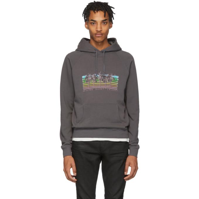 Saint Laurent Grey Malibu Hoodie