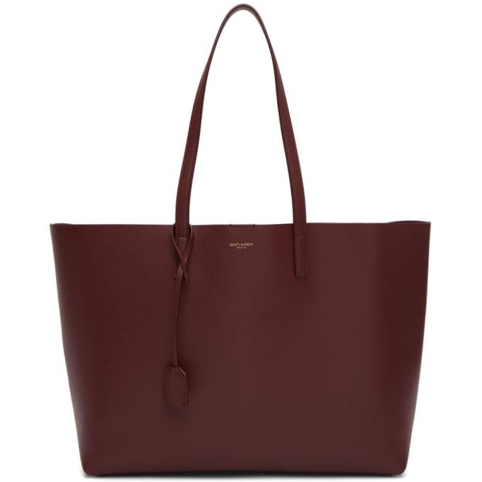 Saint Laurent Red East/West Shopping Tote