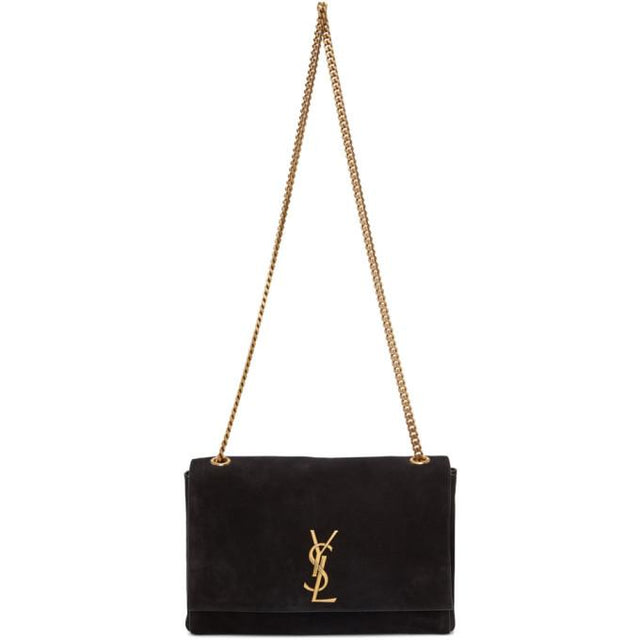 Saint Laurent Reversible Black Medium Kate Bag