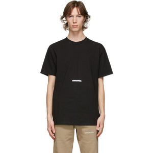 Saintwoods Black Blurry Logo T-Shirt