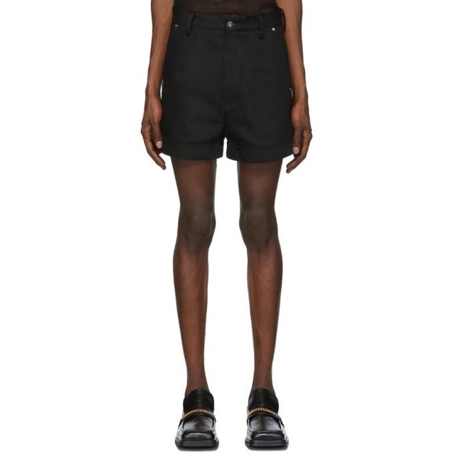 Sankuanz Black Denim Shorts