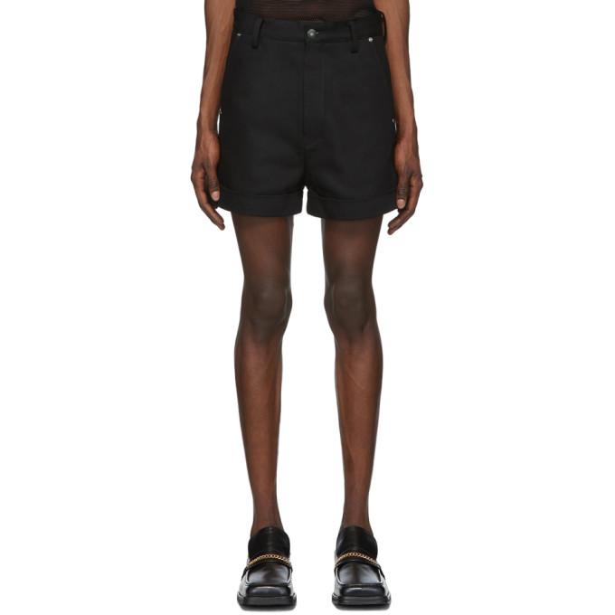 Sankuanz Black Denim Shorts