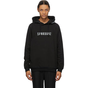 Sankuanz Black Logo Hoodie