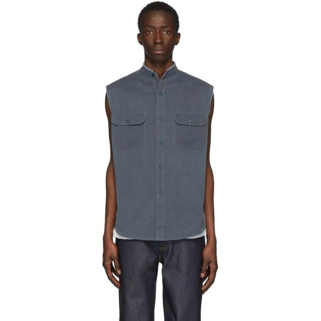 Sankuanz Blue Sleeveless Shirt