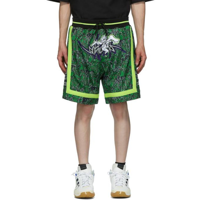 Sankuanz Reversible Black and Green adidas Originals Edition Basketball Shorts