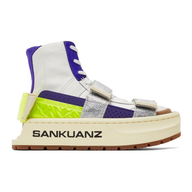 Sankuanz White Chunky Protector Sneakers