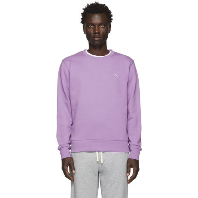Saturdays NYC Purple Bowery Slash Sweatshirt