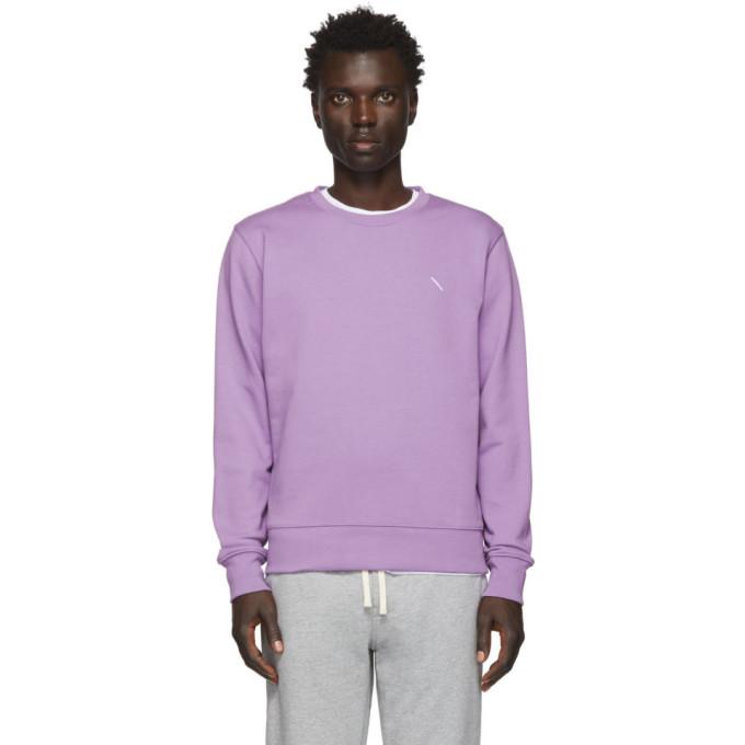 Saturdays NYC Purple Bowery Slash Sweatshirt