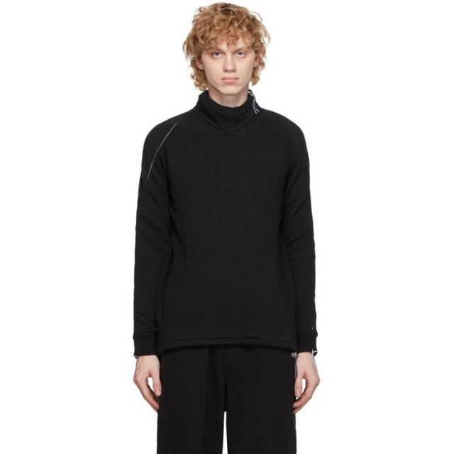 Saul Nash SSENSE Exclusive Black and Blue Hybrid Elephant Sweatshirt