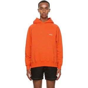 Second/Layer Orange Oversized Raglan Hoodie