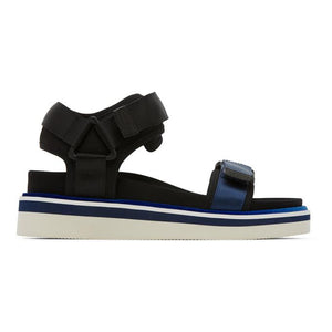 See by Chloe Black and Blue Sporty Sandals