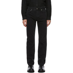 Sefr Black Straight-Cut Jeans