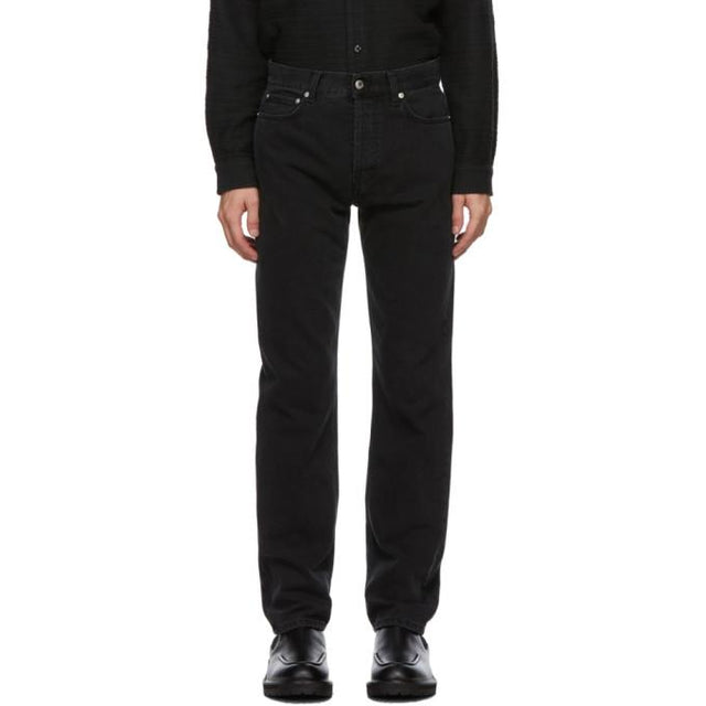 Sefr Black Straight-Cut Jeans