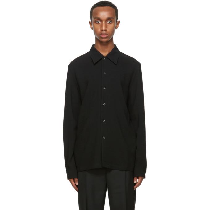 Sefr Black Wool Rampoua Shirt – BlackSkinny