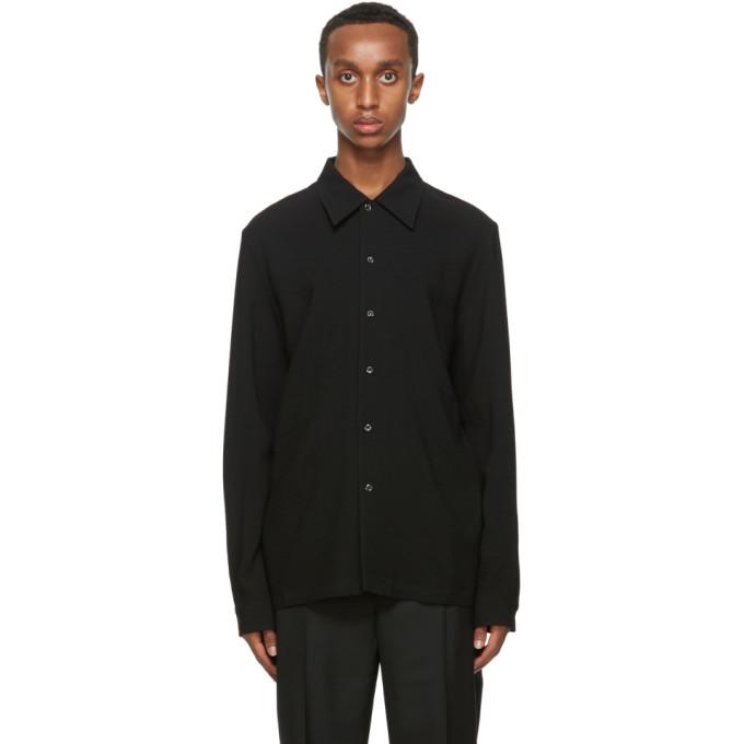 Sefr Black Wool Rampoua Shirt