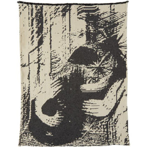 Serapis SSENSE Exclusive Off-White Abstract Woman Bath Mat-BlackSkinny