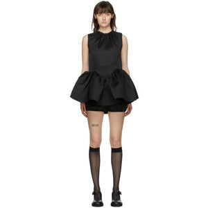 Shushu/Tong Black Circle Skirt Dress